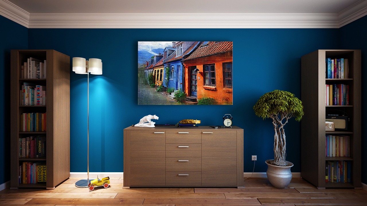 Urban jungle met diverse kamerplanten Urban jungle met diverse kamerplanten
